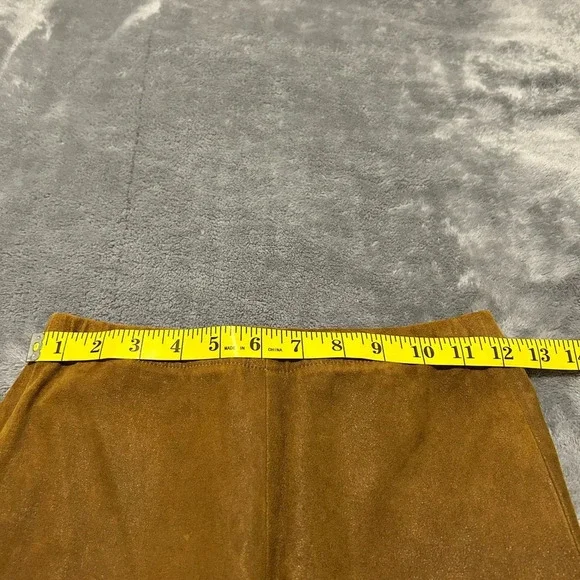 Mes Demoiselles brown Esther Lamb leather legging pants size US 6 FR 38